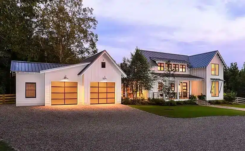 Avante frosted dark bronze garage door