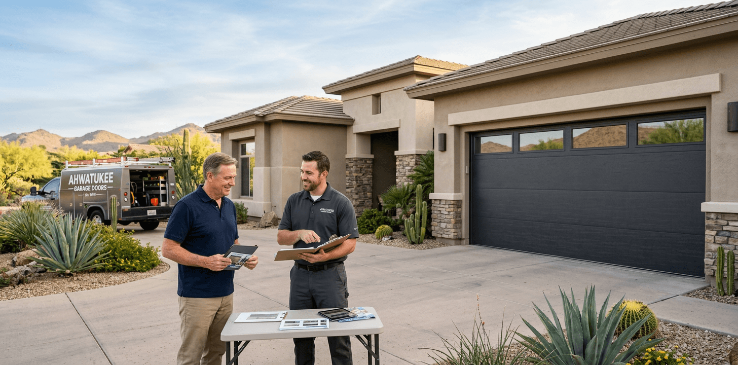 How Much to Replace a Garage Door in Ahwatukee: Cost Guide