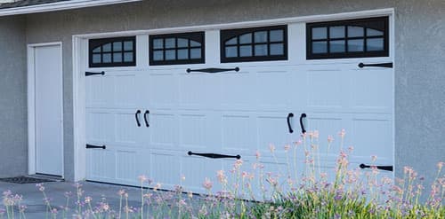 Carriage House Short Panel garage door