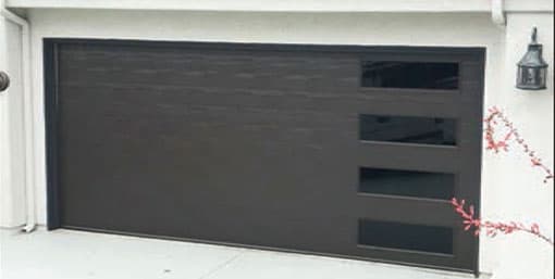 Modern Side garage door