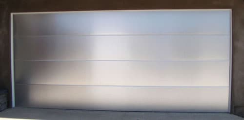 Galvanized Modern Smooth garage door