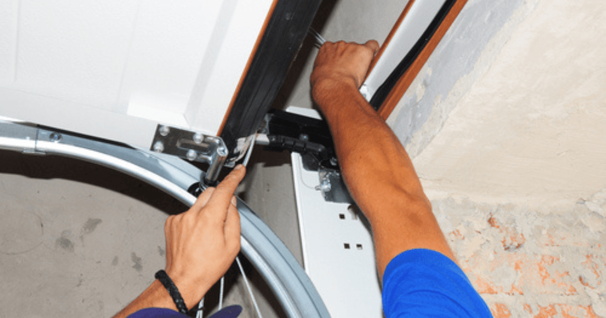 how to change garage door cable