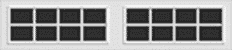 Long with square grilles