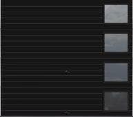 Modern grooved blk right