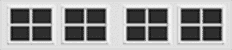 Short with squares grilles
