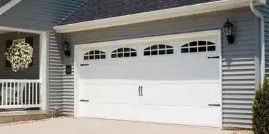 Stamped Carriage House garage door