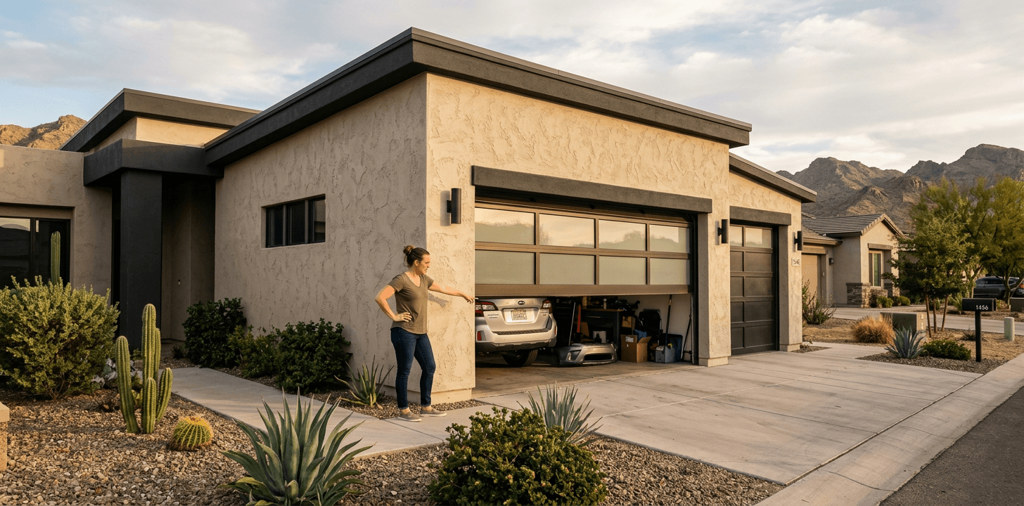 Garage Door Won’t Close in San Tan Valley: Causes and Fixes