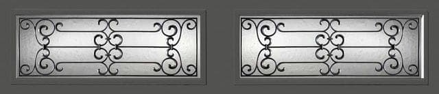 Window bridgeport wrought iron long