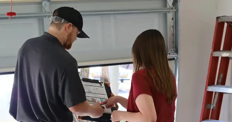 people talking with a clipboard